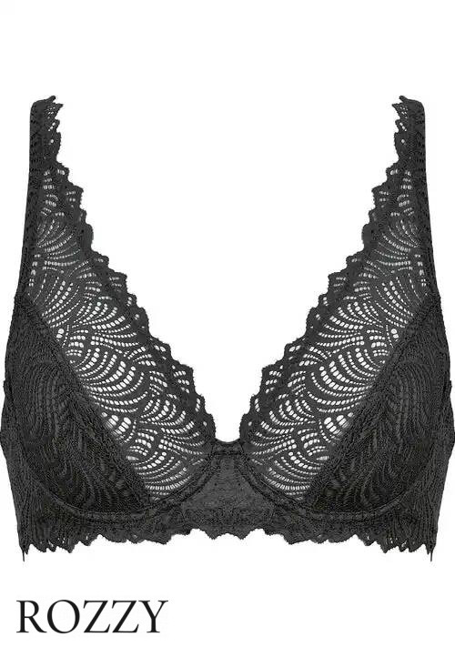 Бюстгальтер Naturana The Friday 7675 черный К