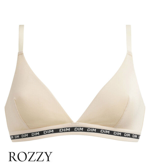 Бюстгальтер без косточек хлопковый DIM Icons Seamless 0DD7 бежевый