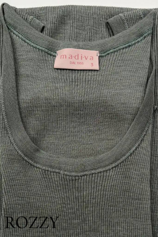 Майка шерстяная Madiva Otti Tank Top оливковый (235)