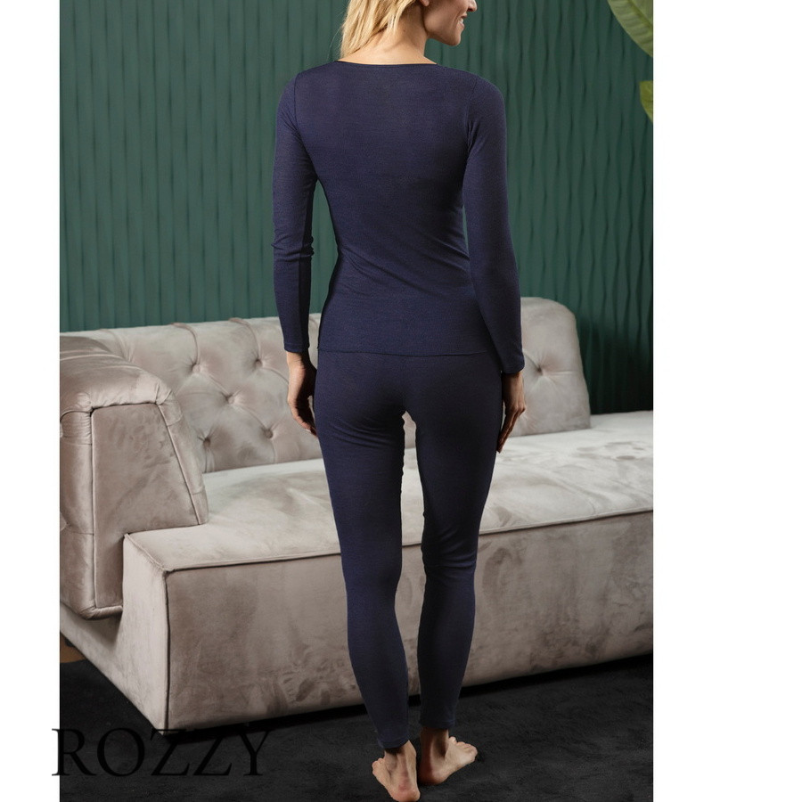 Легинсы шерстяные Nina Von C Wool Silk 29260111 синий