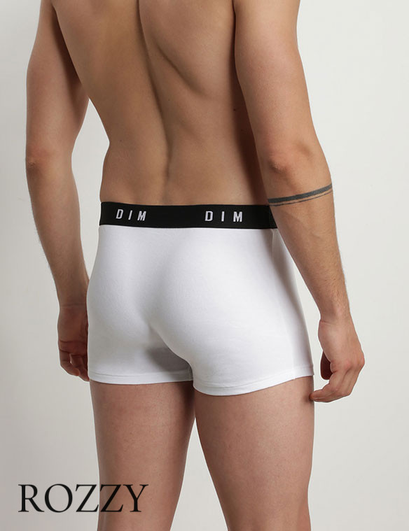 Трусы шорты мужские DIM 0ARL черный/белый (уп.2шт.)