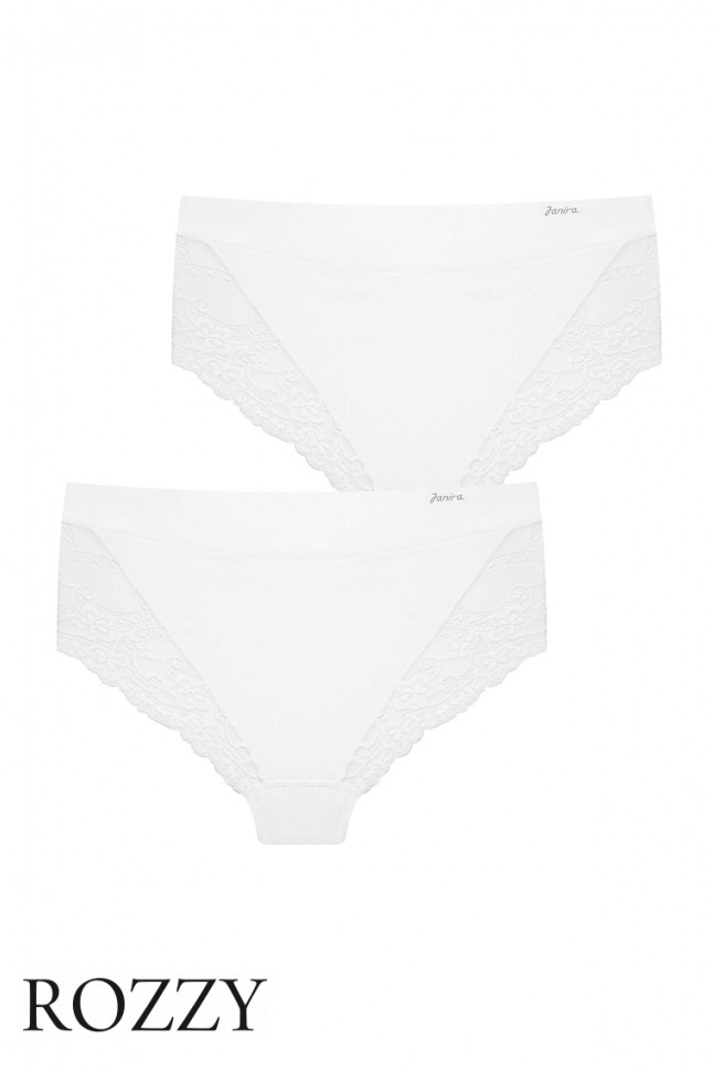 Трусы макси хлопковые Janira Esencial 31645 белый (уп.2шт.)