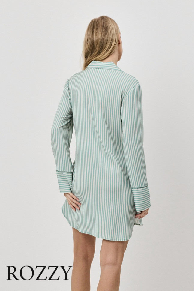 Сорочка вискозная Aruelle Moss оливковый 