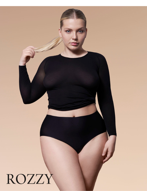 Трусы классика one-size Julimex Flexi-One Maxi Plus Size черный