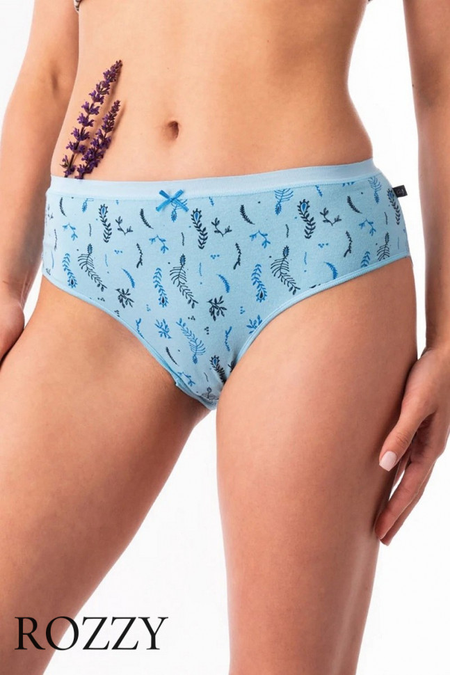 Трусы слипы хлопковые Key LPC 535 темно-синий/голубой (уп.2шт.) 