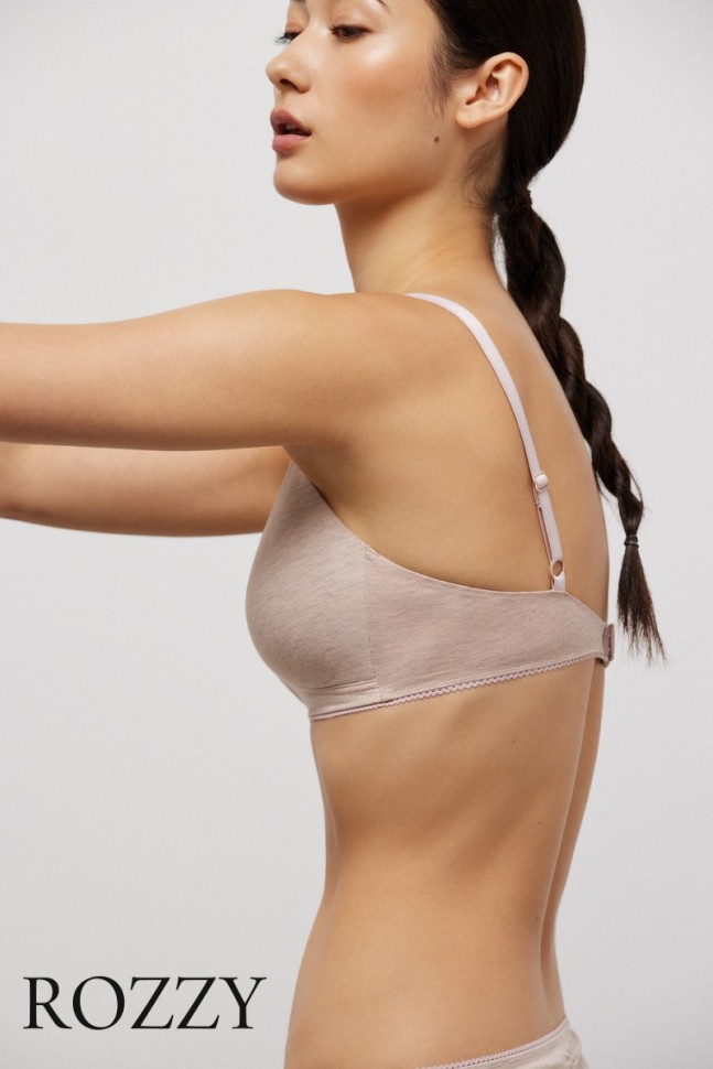 Бюстгальтер без косточек хлопковый Ysabel Mora 10067 бежевый