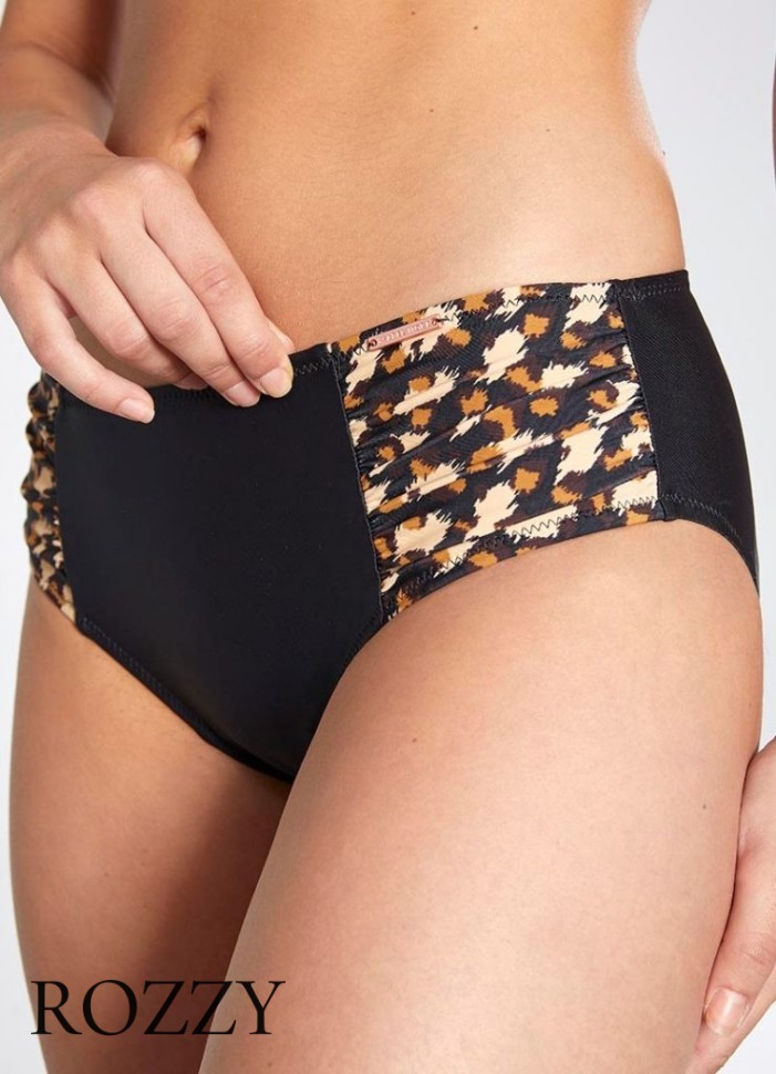 Купальник раздельный Ysabel Mora 81307 черный/леопард 