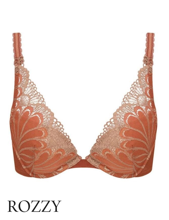 Бюстгальтер планж пуш-ап Wonderbra Rifined Glamour W02LN бронза
