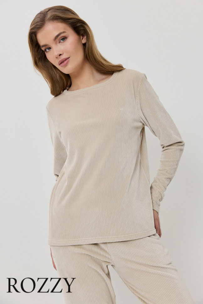 Костюм домашний Aruelle Nadia Set бежевый