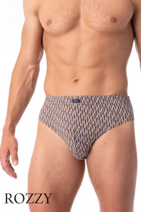 Трусы слипы мужские Key MPC 821 синий/бежевый (уп.2шт.)