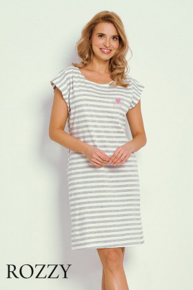 Сорочка хлопковая Taro Harper 3354 светло-серый