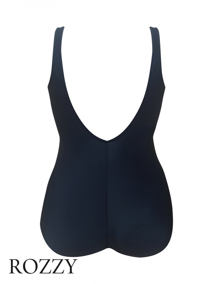 Купальник слитный Felina 5203291 черный/цветы Ф