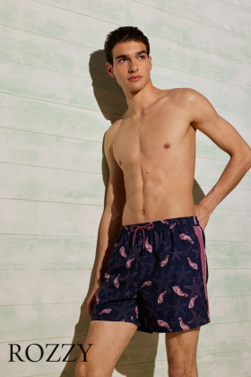 Шорты купальные мужские Ysabel Mora 90091 фиолетовый/вишневый