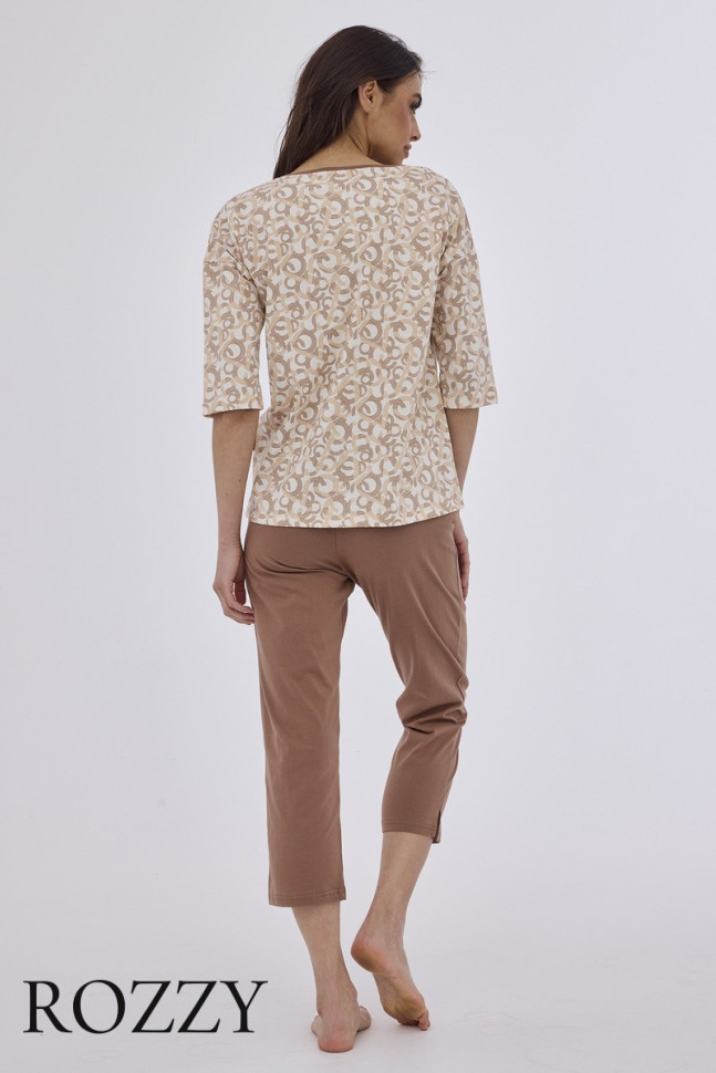 Пижама хлопковая Cornette Ines 147 бежевый