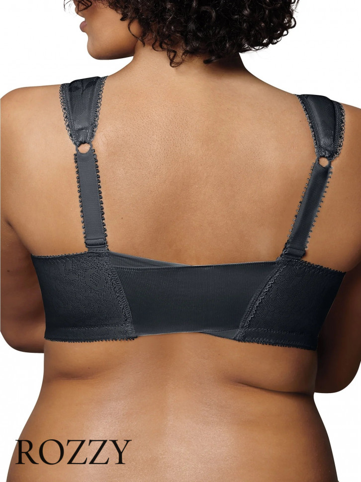 Бюстгальтер спереди застежка без косточек Playtex 4695 черный