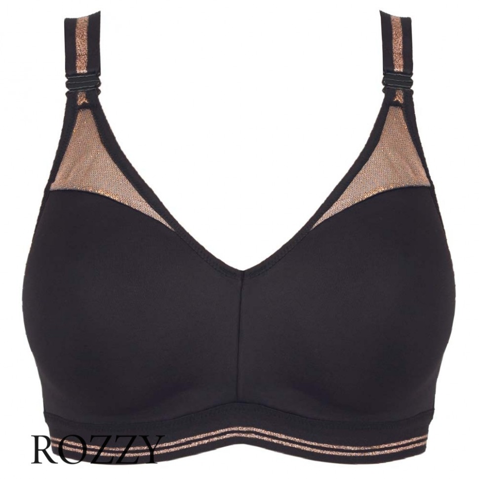 Бюстгальтер спортивный спейсер Empreinte Initiale 07200 мокрый асфальт