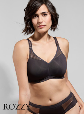 Бюстгальтер спортивный спейсер Empreinte Initiale 07200 мокрый асфальт