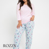 Пижама хлопковая Taro Amora Maxi 2990/3008 розовый/голубой