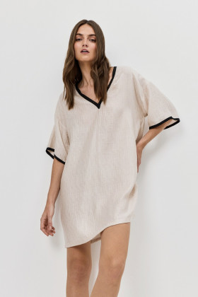 Платье домашнее Aruelle Horizon светло-бежевый