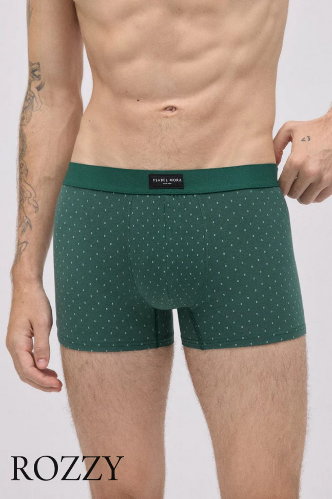 Трусы шорты мужские Ysabel Mora 20423 зеленый/серый (уп.2шт.)