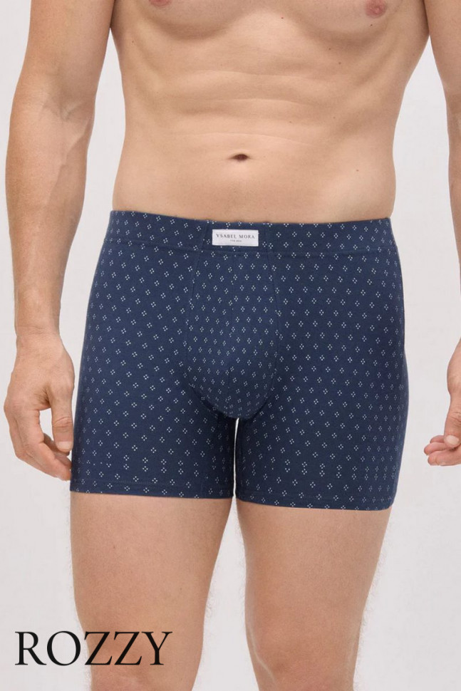 Трусы шорты мужские Ysabel Mora 20428 синий/серый (уп.2шт.)