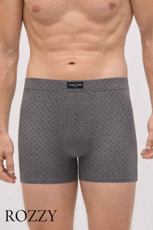 Трусы шорты мужские Ysabel Mora 20425 серый/бордовый (уп.2шт.)