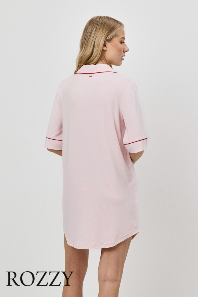 Сорочка вискозная Aruelle Amoria светло-розовый