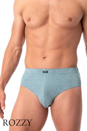 Трусы слипы мужские Key MPP 073 серый/серо-голубой (уп.2шт.)