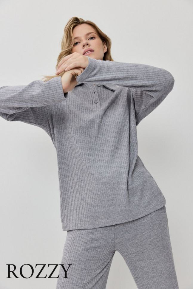 Костюм домашний Aruelle Gretta Set серый