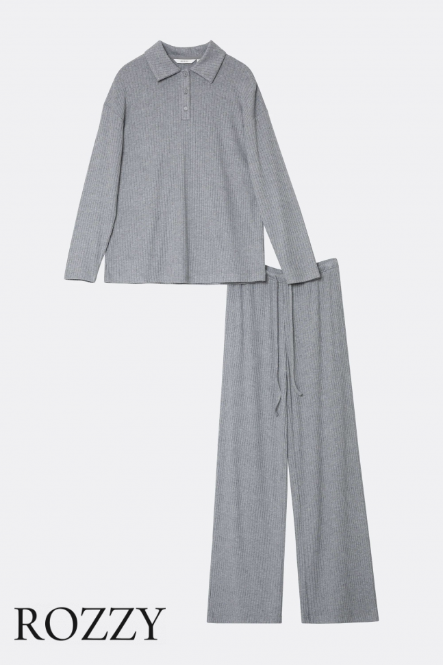 Костюм домашний Aruelle Gretta Set серый