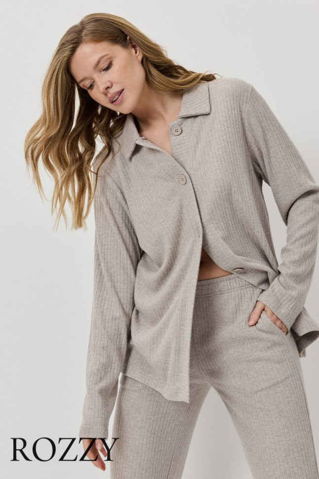 Костюм домашний Aruelle Noa Set бежевый