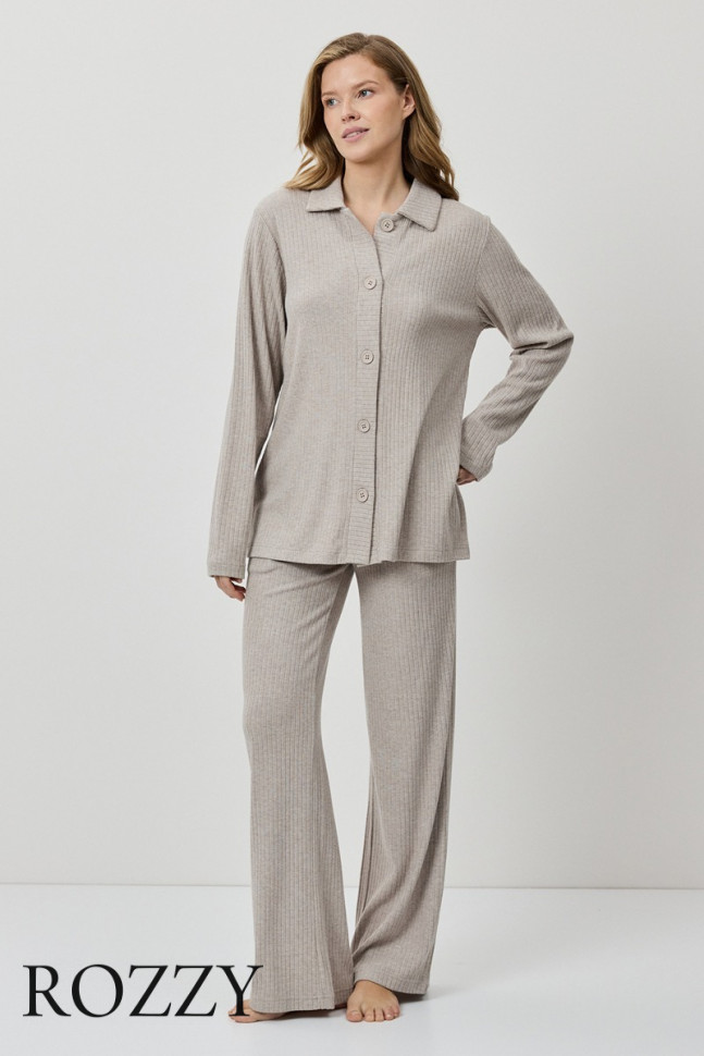 Костюм домашний Aruelle Noa Set бежевый