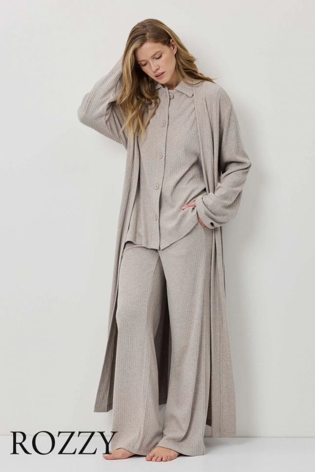 Костюм домашний Aruelle Noa Set бежевый