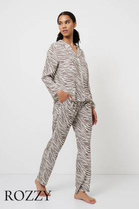 Пижама вискозная Aruelle Manuela капучино