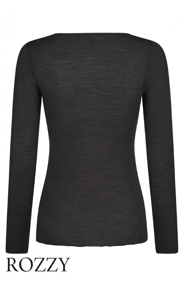 Фуфайка шерстяная Nina Von C Wool Silk 29470846 черный