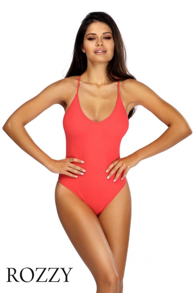 Купальник слитный Lorin L4403/1 коралловый