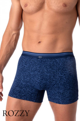 Трусы шорты мужские Key MXH 748 темно-синий