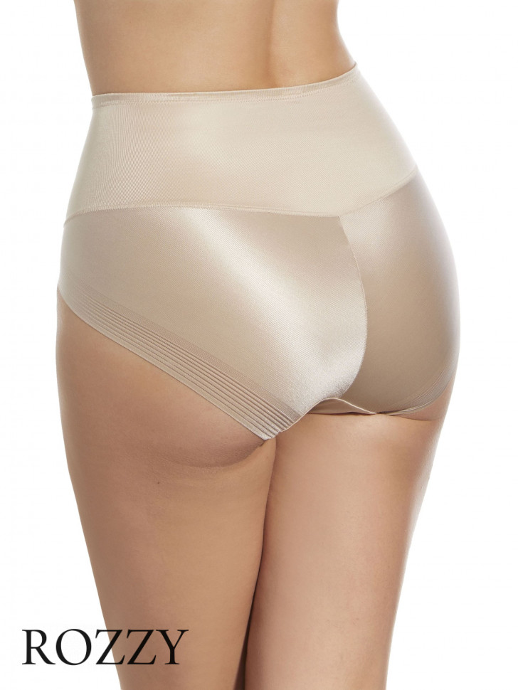 Трусы макси корректирующие Selene Faja Violeta серо-бежевые