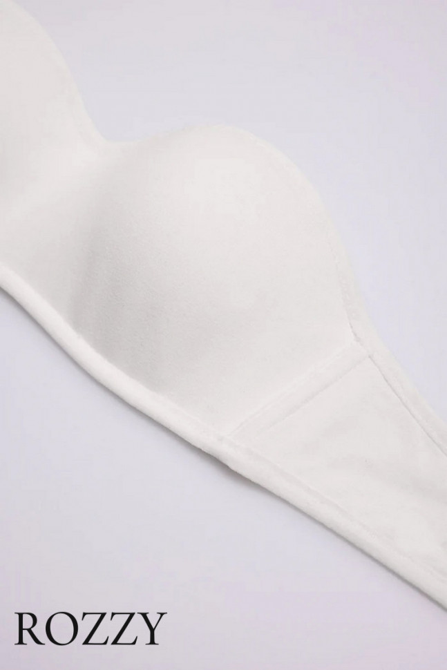 Бюстгальтер балконет без косточек хлопковый Ysabel Mora 18868 белый