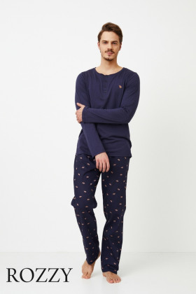 Пижама мужская Aruelle Ben Blue синий
