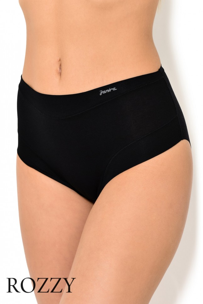 Трусы макси хлопковые Janira Cotton Band 31863 белый, песочный, черный