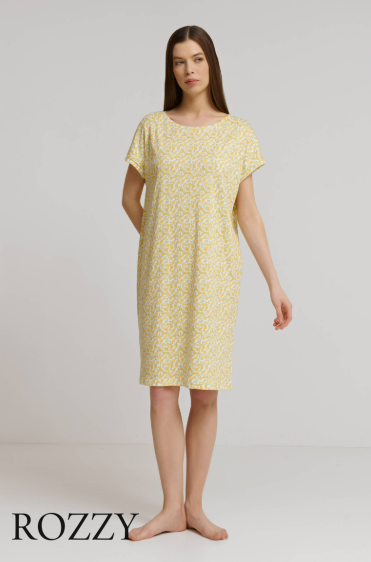 Сорочка хлопковая Mey Lemon Dots 1230066 фисташковый