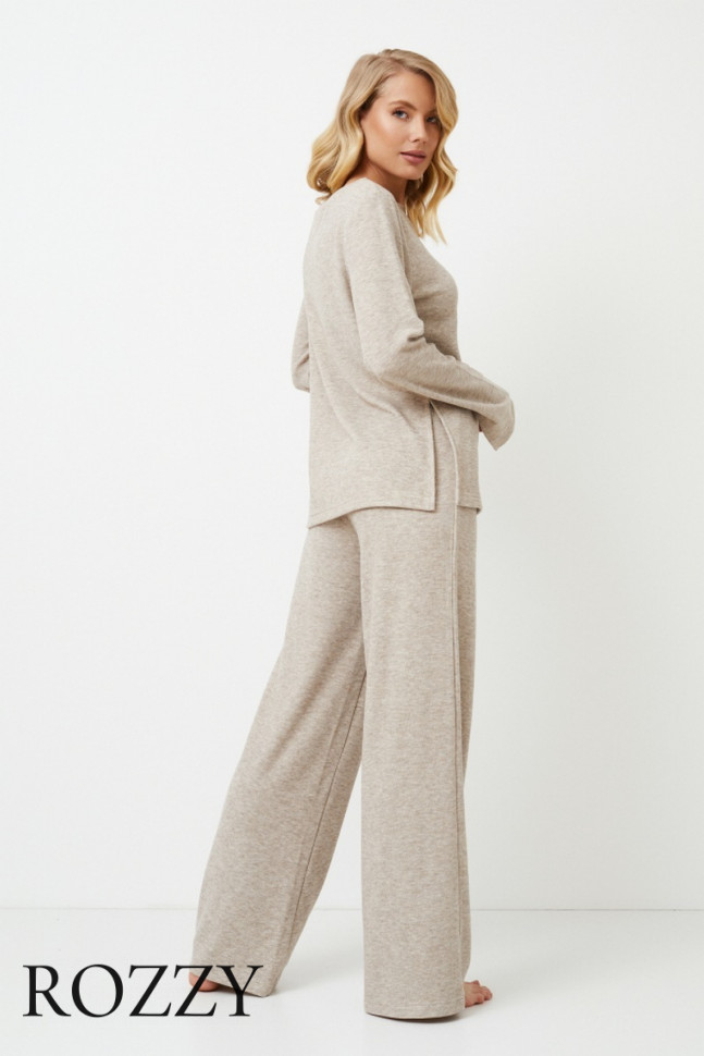 Пижама Aruelle Davina бежево-серый