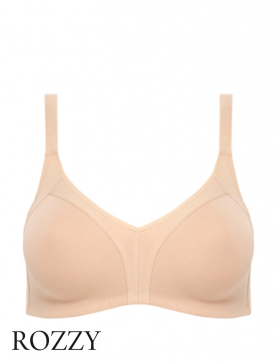 Бюстгальтер без косточек хлопковый Naturana Cotton 5103 бежевый К