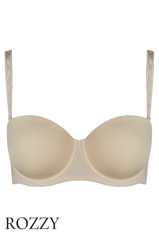 Бюстгальтер балконет трансформер Nina Von C Ecosoft 25514111 бежевый