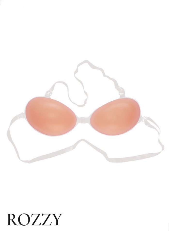 Бюстгальтер невидимка с бретельками силиконовый Julimex BS-04 телесный
