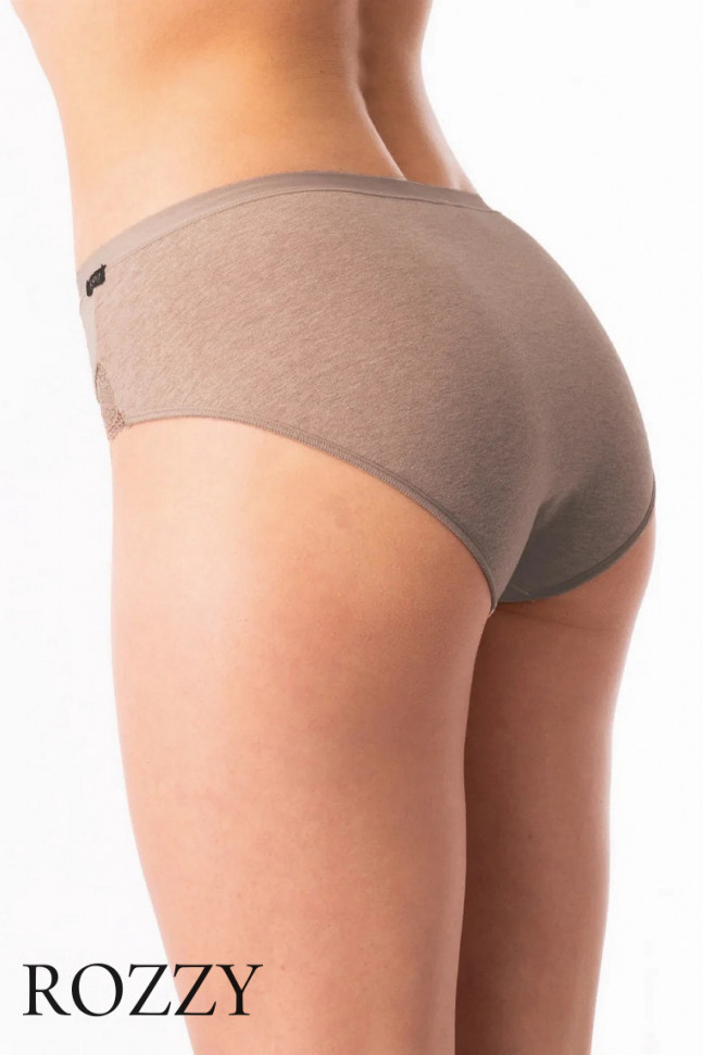 Трусы слипы хлопковые Key LPC 200 бежевый/капучино (уп.2шт.)