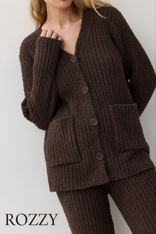 Костюм домашний Aruelle Blair Set коричневый