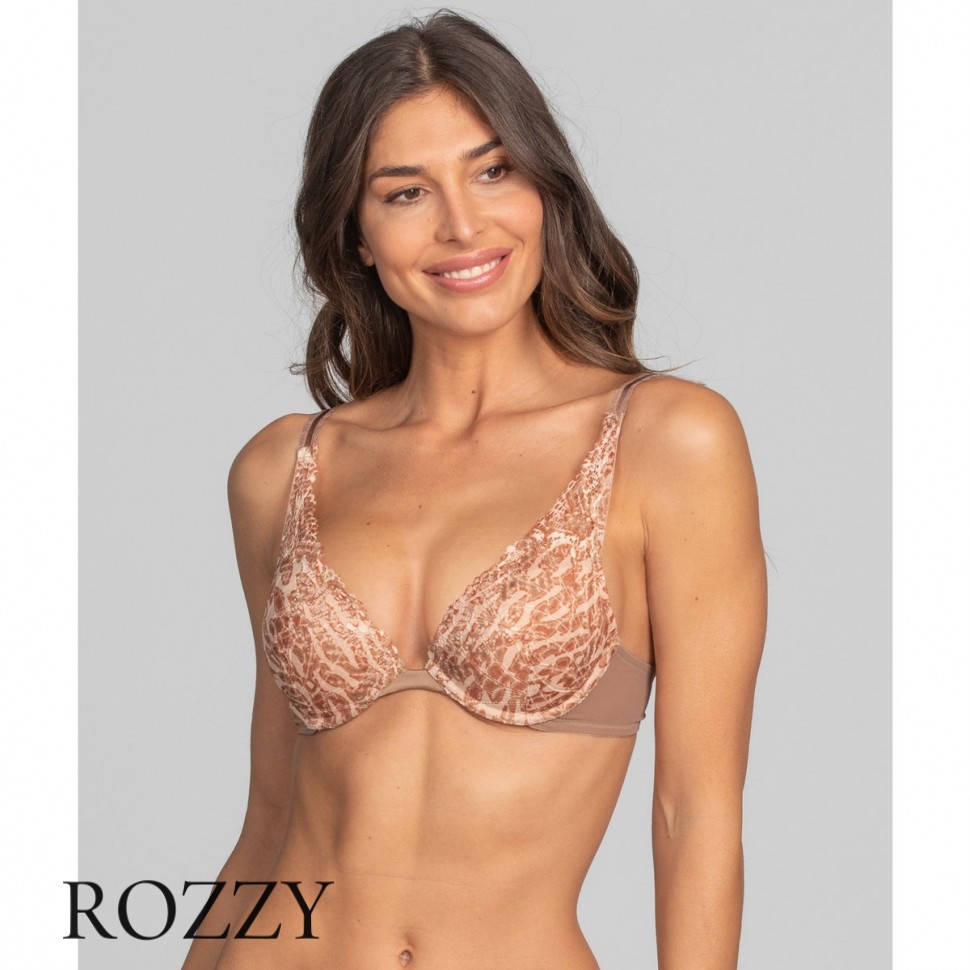 Бюстгальтер планж пуш-ап Wonderbra Rifined Glamour W02LN животный принт