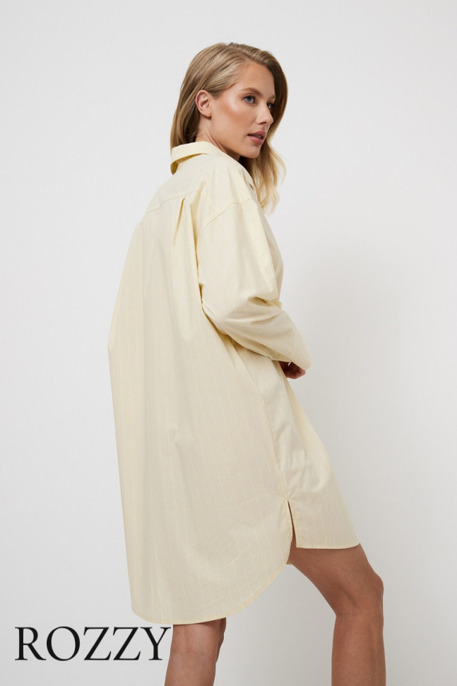 Сорочка хлопковая Aruelle Limonella желтый